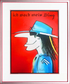 Udo Lindenberg Bilder - ICH MACH MEIN DING - Edition 2024 - Original Grafik hand...