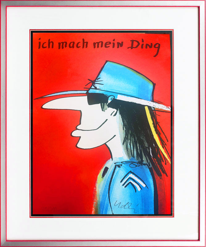 Udo Lindenberg Bilder - ICH MACH MEIN DING - Edition 2024 - Original Grafik hand...