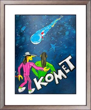 Udo Lindenberg Bilder - KOMET NO. 1 APACHE- Midnight Edition - Original Grafik h...