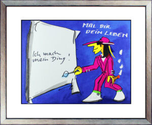 Udo Lindenberg Bilder - MAL DIR DEIN LEBEN - ICH MACH MEIN DING - Unikat durch H...