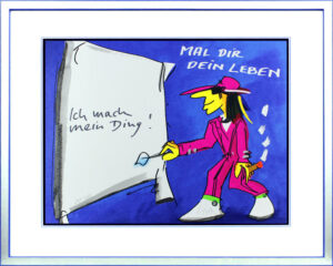 Udo Lindenberg Bilder - MAL DIR DEIN LEBEN - ICH MACH MEIN DING - Unikat durch H...