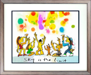 Udo Lindenberg Bilder - SKY IS THE LIMIT  - Original Grafik handsigniert