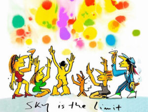 Udo Lindenberg Bilder - SKY IS THE LIMIT  - Original Grafik handsigniert