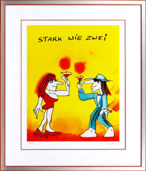 Udo Lindenberg Bilder - Stark wie Zwei! - Edition 2018 - Original Grafik handsig...