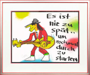 Udo Lindenberg ES IST NIE ZU SPÄT UM NOCHMAL DURCH ZU STARTEN - Edition 2022 - o...