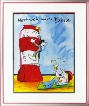 Udo Lindenberg HEIMWEH NACH BINZ - Original Grafik