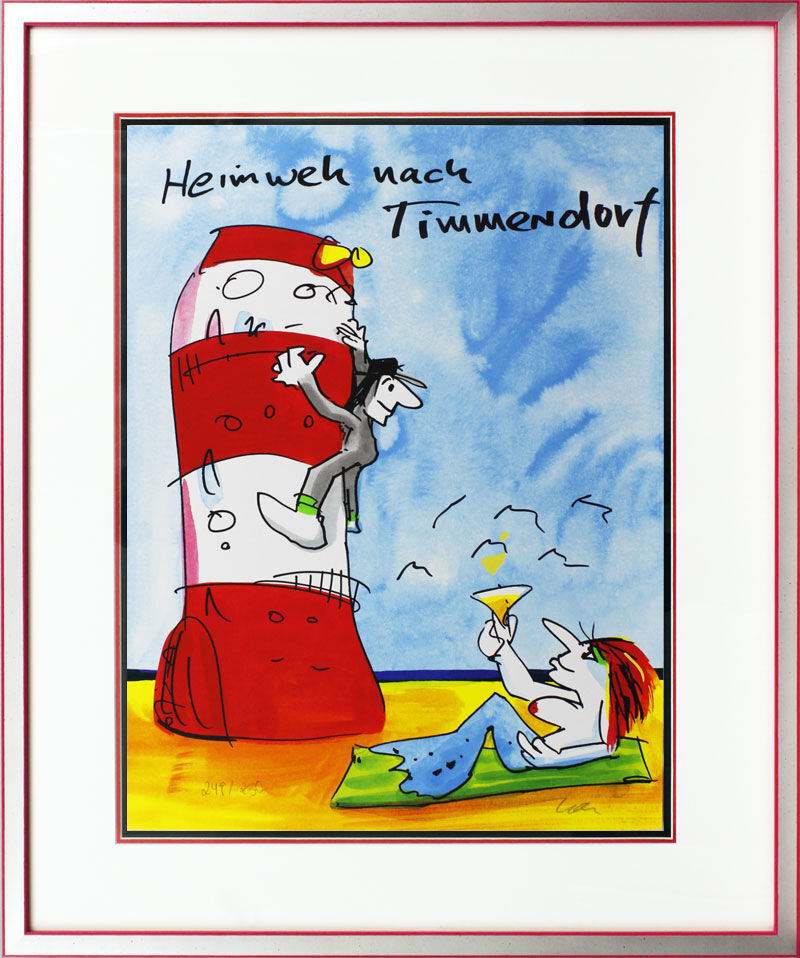 Udo Lindenberg HEIMWEH NACH TIMMENDORF - Original Grafik