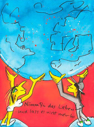 Udo Lindenberg - Nimm dir das Leben und lass es nicht mehr los - Original Grafik...