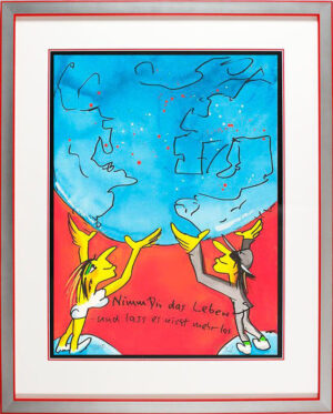 Udo Lindenberg - Nimm dir das Leben und lass es nicht mehr los - Original Grafik...