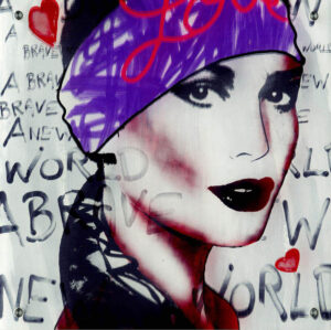 Ulrike Langen - A NEW BRAVE WORLD - Original Mischtechnik - handsigniert