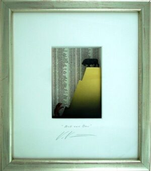 Volker Kühn Bilder - Bull and Bear - orig. 3D-Bildobjekt