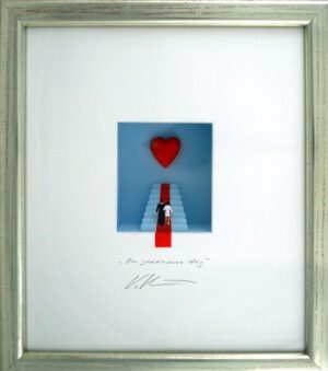 Volker Kühn Bilder - Der gemeinsame Weg - orig. 3D-Bildobjekt