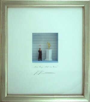 Volker Kühn Bilder - Eine Frage steht im Raum - orig. 3D-Bildobjekt