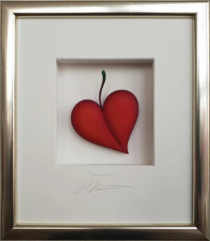 Volker Kühn Bilder - Herzblatt - orig. 3D-Bildobjekt