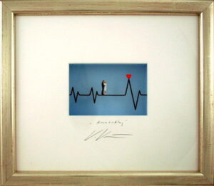 Volker Kühn Bilder - Herzschlag - orig. 3D-Bildobjekt