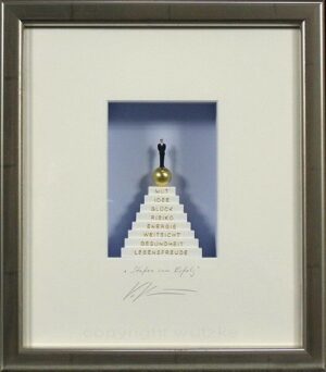 Volker Kühn Bilder - Stufen zum Erfolg - Orig. 3D-Bildobjekt