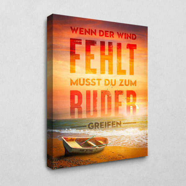 Greife zum Ruder 105 x 140 cm