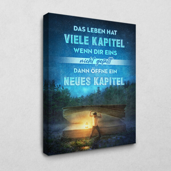 Öffne ein neues Kapitel 105 x 140 cm