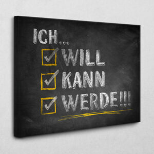 Ich will 105 x 140 cm