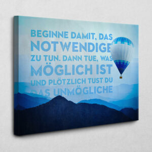 Tue das Notwendige 105 x 140 cm