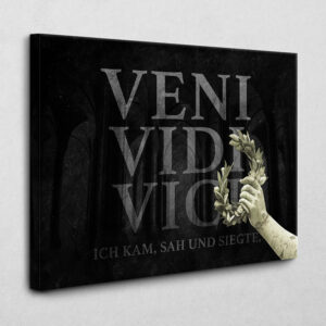 Ich kam. ich sah. ich siegte 105 x 140 cm