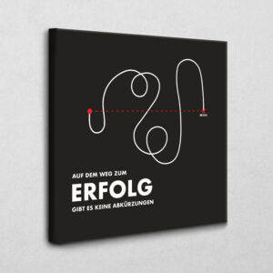 Auf dem Weg zum Erfolg 100 x 100 cm 4 cm