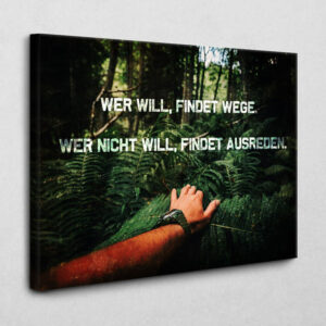 Wege oder Ausreden 120 x 80 cm
