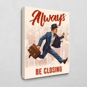Always be closing 80 x 120 cm