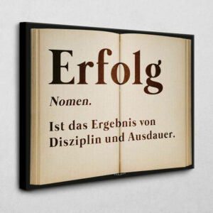 Buch des Erfolgs 140 x 105 cm 4 cm