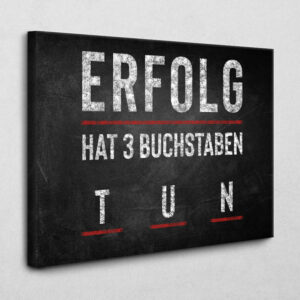Erfolg hat 3 Buchstaben 140 x 105 cm 4 cm