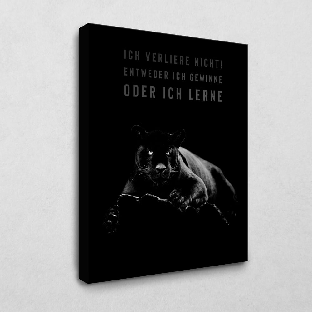 Ich verliere nicht! 105 x 140 cm 4 cm