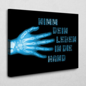Nimm dein Leben in die Hand 140 x 105 cm 4 cm