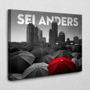 Sei anders 120 x 80 cm