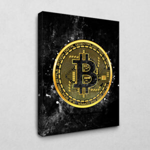Bitcoin 80 x 120 cm