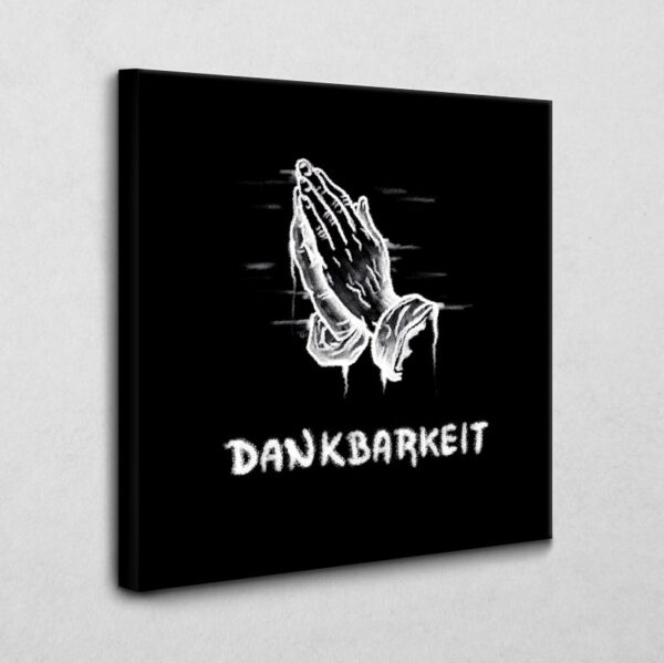 Dankbarkeit Icon schwarz 100 x 100 cm