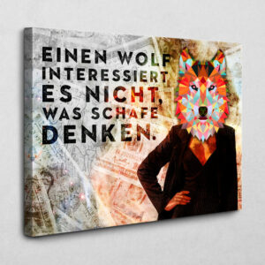 Lady Wolf 120 x 80 cm
