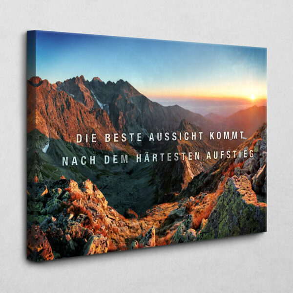 Die beste Aussicht 140 x 105 cm