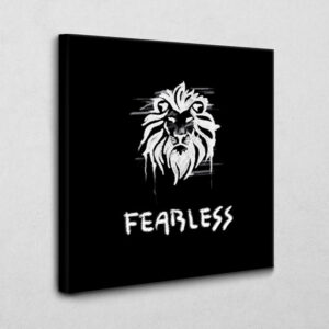 Furchtlos Icon Englisch schwarz