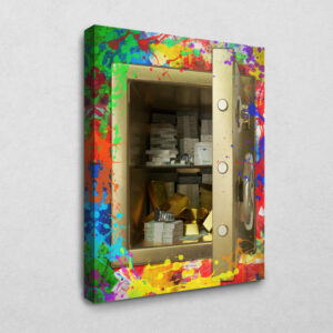 Fülle den Safe (bunt) 105 x 140 cm