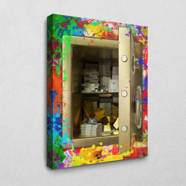 Fülle den Safe (bunt) 105 x 140 cm