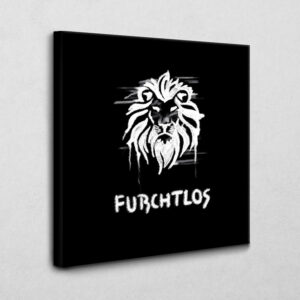 Furchtlos Icon Deutsch schwarz