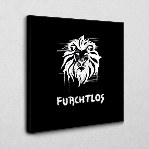 Furchtlos Icon Deutsch schwarz