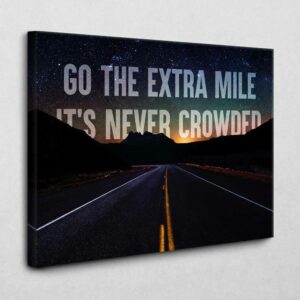 Go the Extramile 120 x 80 cm