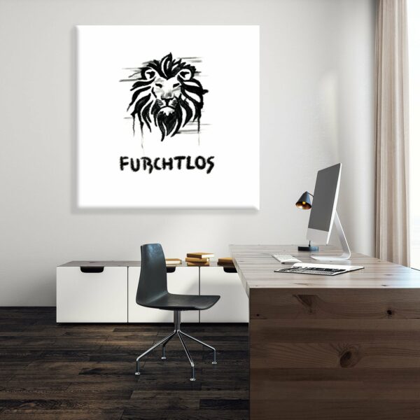 Furchtlos Icon Deutsch weiß