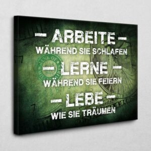 Arbeite während sie schlafen 140 x 105 cm 4 cm