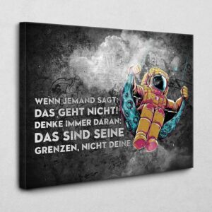 Keine Grenzen 140 x 105 cm 2 cm