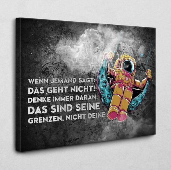 Keine Grenzen 140 x 105 cm 2 cm