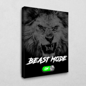 Beastmode on 120 x 80 cm