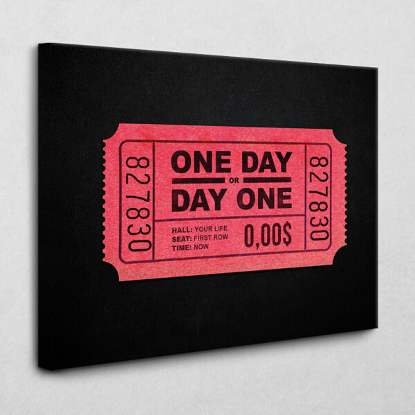 One day or day one 140 x 105 cm 4 cm