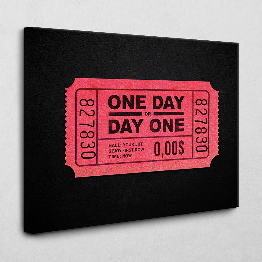 One day or day one 140 x 105 cm 4 cm